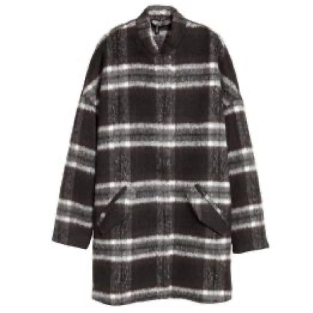 H&M Plaid Coat